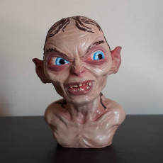 Picture of print of Golum bust, from Lord Of The Rings This print has been uploaded by Maycon