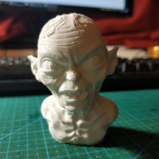 Picture of print of Golum bust, from Lord Of The Rings This print has been uploaded by Bacchus