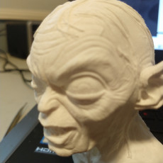 Picture of print of Golum bust, from Lord Of The Rings This print has been uploaded by james schubert