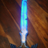 LED Zelda Master Sword print image