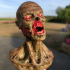 Zombie Bust print image