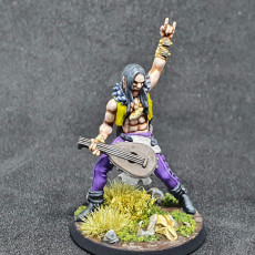 Picture of print of Human Male Bard - Metal! (32mm scale miniature) This print has been uploaded by Kristian Reeves