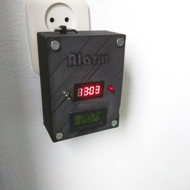 3D printed Arduino Home Automation System | Alarm Clock that is adjustable via webpage
