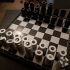 Cylindrical Chess set image