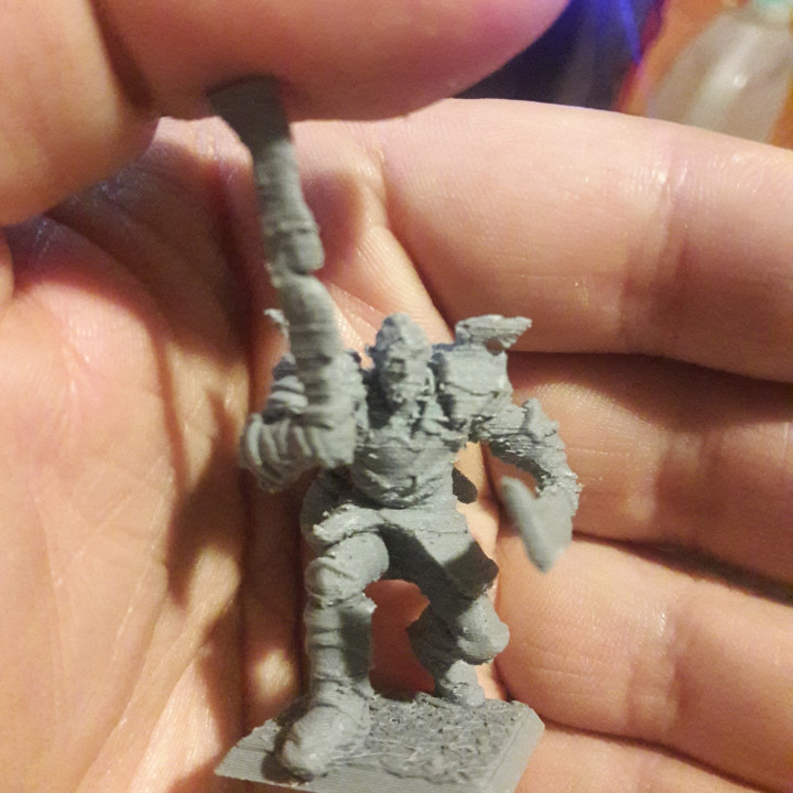 3D Printable DnD Miniature By Jake Fater