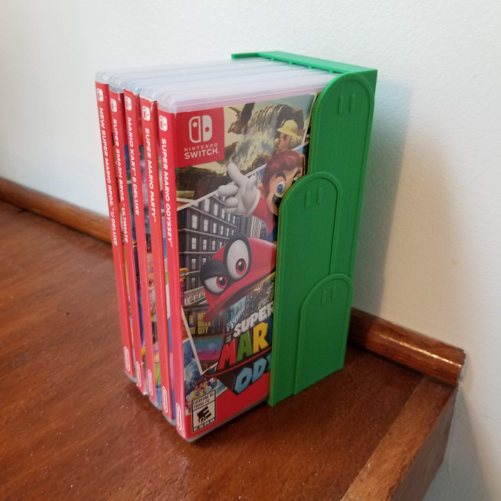 Super Mario Style Nintendo Switch Cartridge Shelf