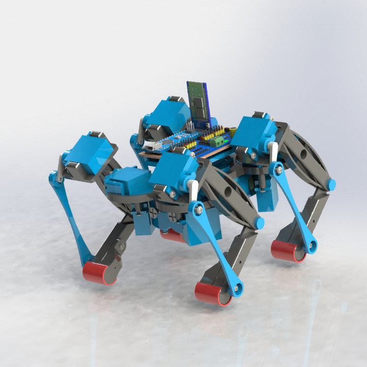 KiE Open Source Arduino 3D STL files K9 Robot Dog 