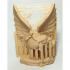 Eagle carving 3D scan image