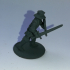 Foot Knight Miniature with shield and sword (28mm) image