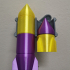 Rocket Screw Container with Stand print image
