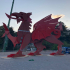 Welsh Dragon Statue - Scale Model image