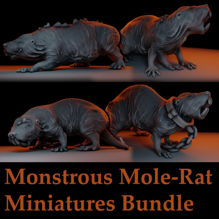 $5.40Monstrous Mole-Rat Tabletop Miniatures Bundle