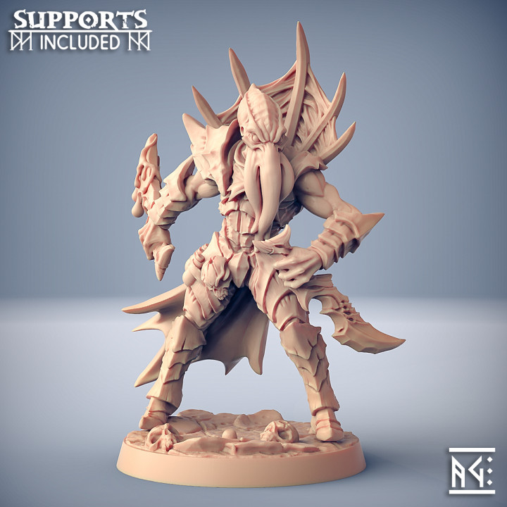 Depth One Reaver D Artisan Guild for D&D Dungeons and Dragons or Tabletop Gaming Mindflyer Resin Miniature