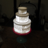 Christmas lithophane tier cake image