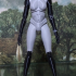 Articulated Poseable Female Figure print image