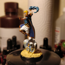Picture of print of Human Female Sorceress (32mm scale miniature) This print has been uploaded by Vlad