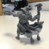 Human Male Wizard (32mm scale miniature) print image