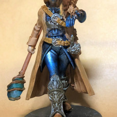 Picture of print of Human Female Battle Mage (32mm Scale Miniature)