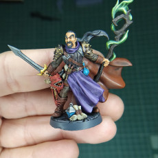 Picture of print of Wappellious Spellbrush - Human Wizard/Rogue Hero This print has been uploaded by NIKOS PLIATSIKAS