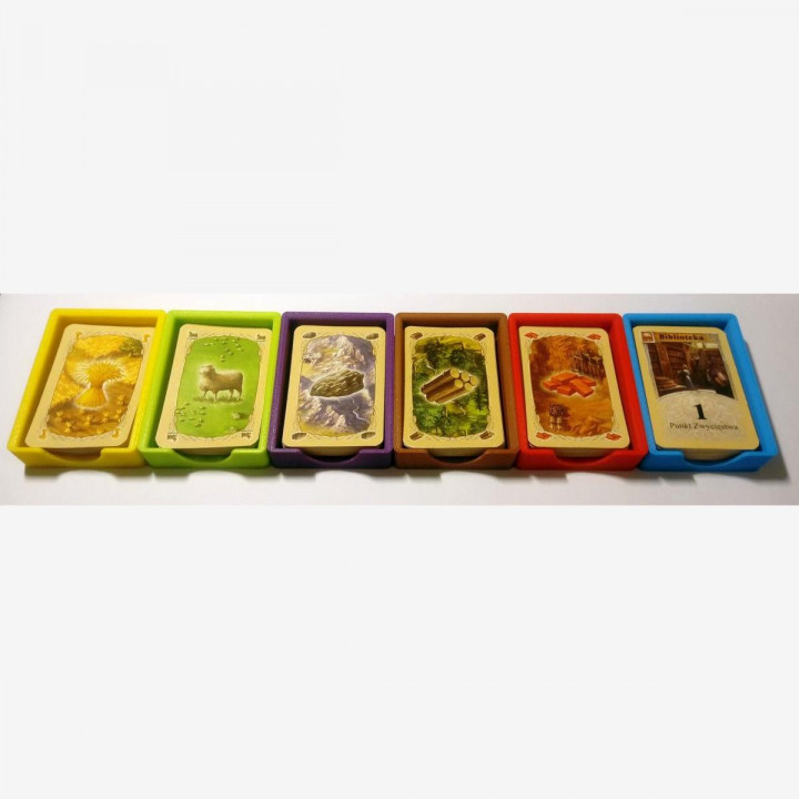Settlers of Catan magnetic trays - small cards