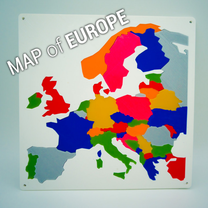 Simplified Map of Europe