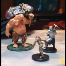 Picture of print of Ogre - Tabletop Miniature