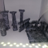 Old timey smashed ruins, scatter terrain, tabletop gaming 28-32mm image