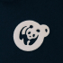 Panda Coffee Stencil image