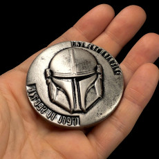 Picture of print of The Mandalorian Coin