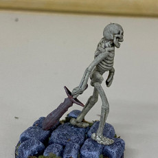Picture of print of Undead Skeleton Swordsmen - Tabletop Miniature