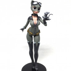 Picture of print of Catwoman, in style, as in stylised! A fan work with love! This print has been uploaded by NA