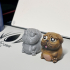 DoggyPop Pug Idol statue print image