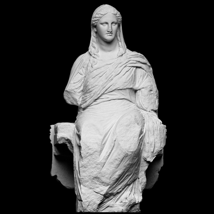 Seated Woman, Demeter from Knidos
