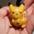 One Pissed Off Pikachu, miniature pokemon meme print image