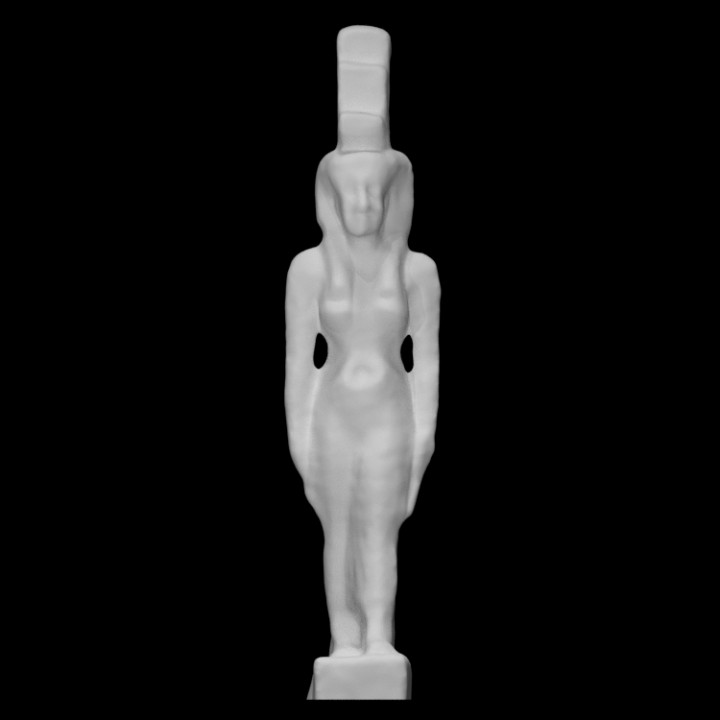 Faience figurine of Isis (?)