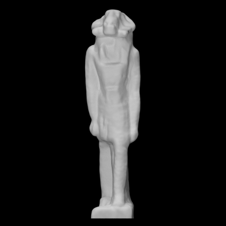 Faience figurine of Khnum