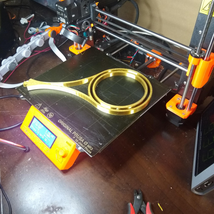 Gyro Cup Trophy Shorter for smaller print bed. Ring 1 and 2 included