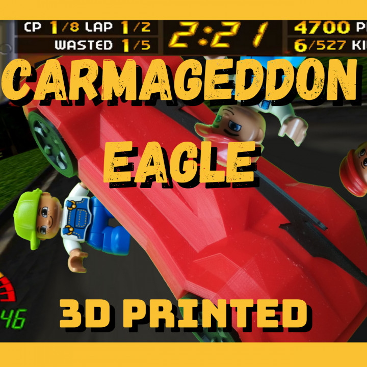 Carmageddon Eagle MK1 - remix with spinning wheels