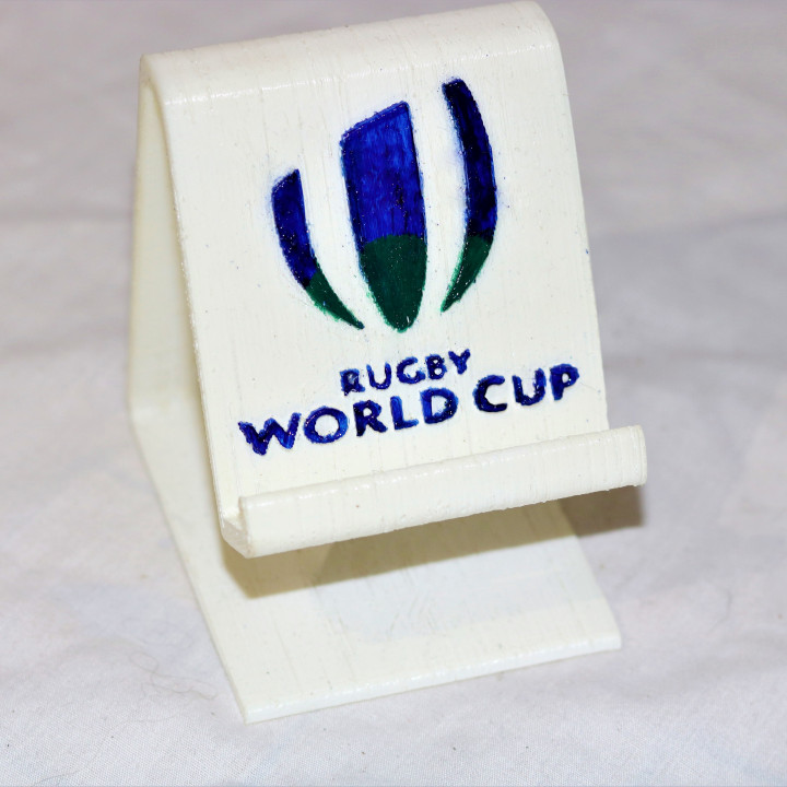 Rugby world cup phone stand