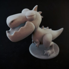 Picture of print of Dinopop - T-rex miniature - Pre-Supported