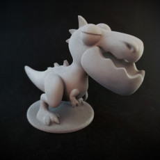 Picture of print of Dinopop - T-rex miniature - Pre-Supported