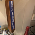 Tap handle with customizable text image