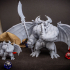 Guardian Garr, Breath of Fire 3 miniature, Pre-Supported print image