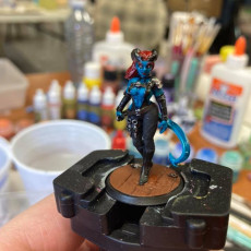 Picture of print of Female rogue tiefling
