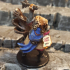 Human Male Cleric (32mm scale miniature) print image