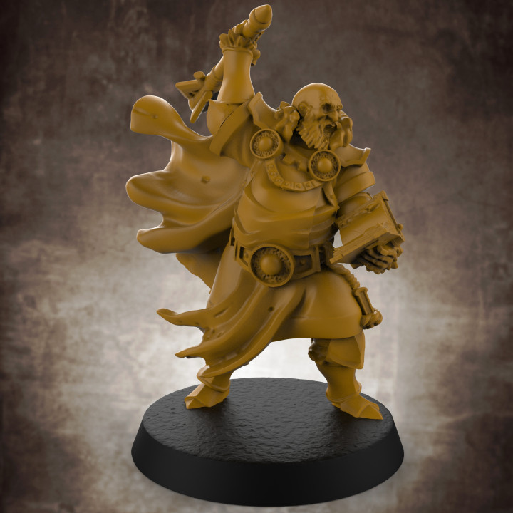 $3.00Human Male Cleric (32mm scale miniature)
