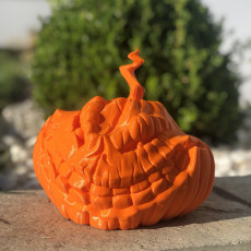 Picture of print of Evil Grinning Pumpkin Head This print has been uploaded by Dimitris Moi