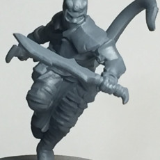 Picture of print of Fantasy Tiefling rogue ninja