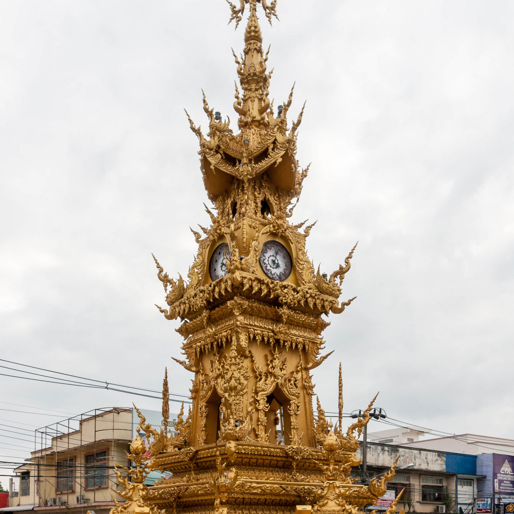 1000x1000 chiang rai thailand clock tower 00