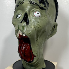 Picture of print of Zombie Head